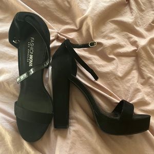 Black heels